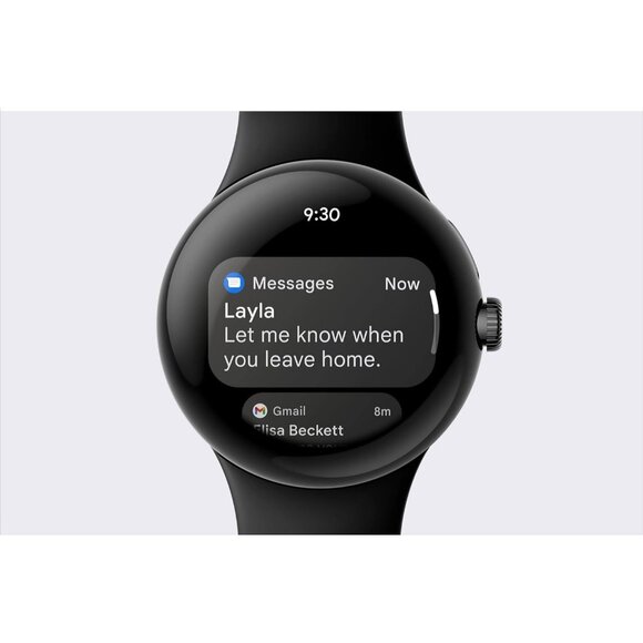 Google Pixel Android Smartwatch 1st Gen Fitbit 41mm Activity Tracking WiFi NOB - Picture 2 of 13